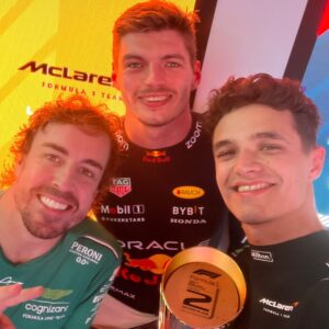 Lando Norris Instagram - 2 World Champions and me 🏆