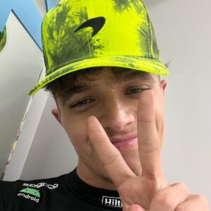 Lando Norris Instagram - P2 in Qualy at home 🇬🇧!! Unbelievable! You fans are crazy, thanks for all the support 💙 Same tomorrow pls 😁