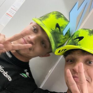 Lando Norris Instagram - P2 in Qualy at home 🇬🇧!! Unbelievable! You fans are crazy, thanks for all the support 💙 Same tomorrow pls 😁