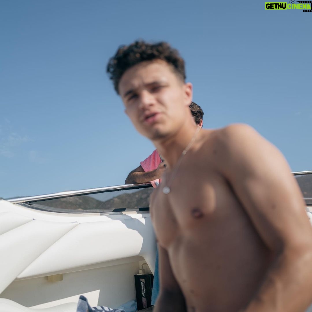 Lando Norris Instagram - Nothing better then a day with friends. First time trying wakeboarding 🤙