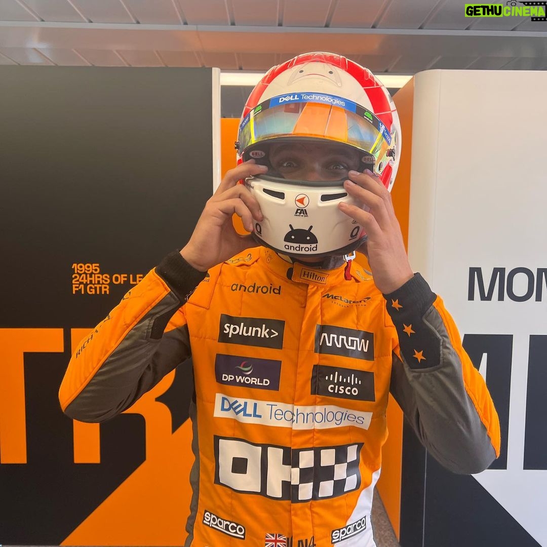 Lando Norris Instagram - Monaco edition 2K23. Old School. 84 Circuit de Monaco