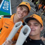 Lando Norris Instagram - DOUBLE PODIUM!!!!!!!! Congrats mate! Thanks @mclaren 🧡 Suzuka International Circuit