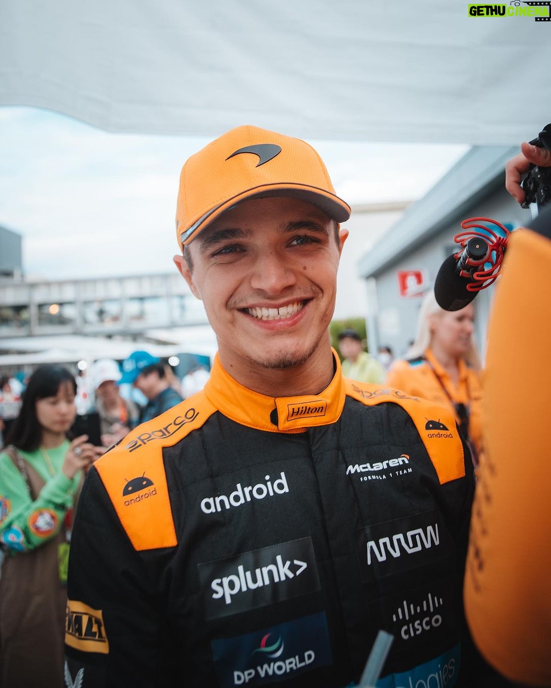 Lando Norris Instagram - Hello, hello. P3 😁 Suzuka International Circuit