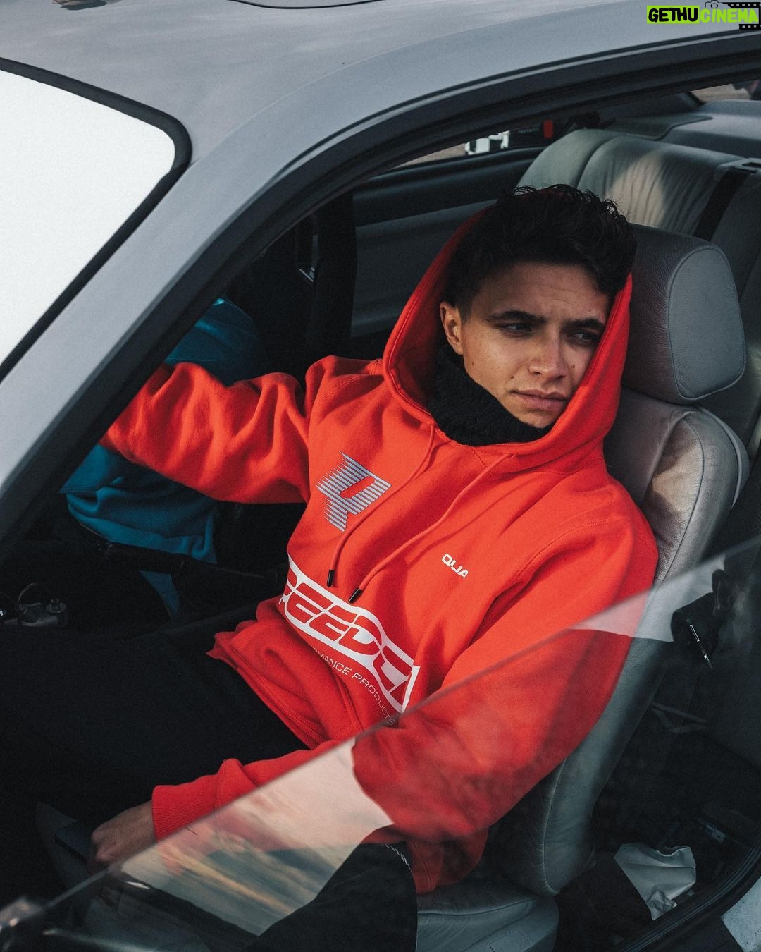 Lando Norris Instagram - Proud of this one. SPEEDCO is out now on quadrant.gg ❤️