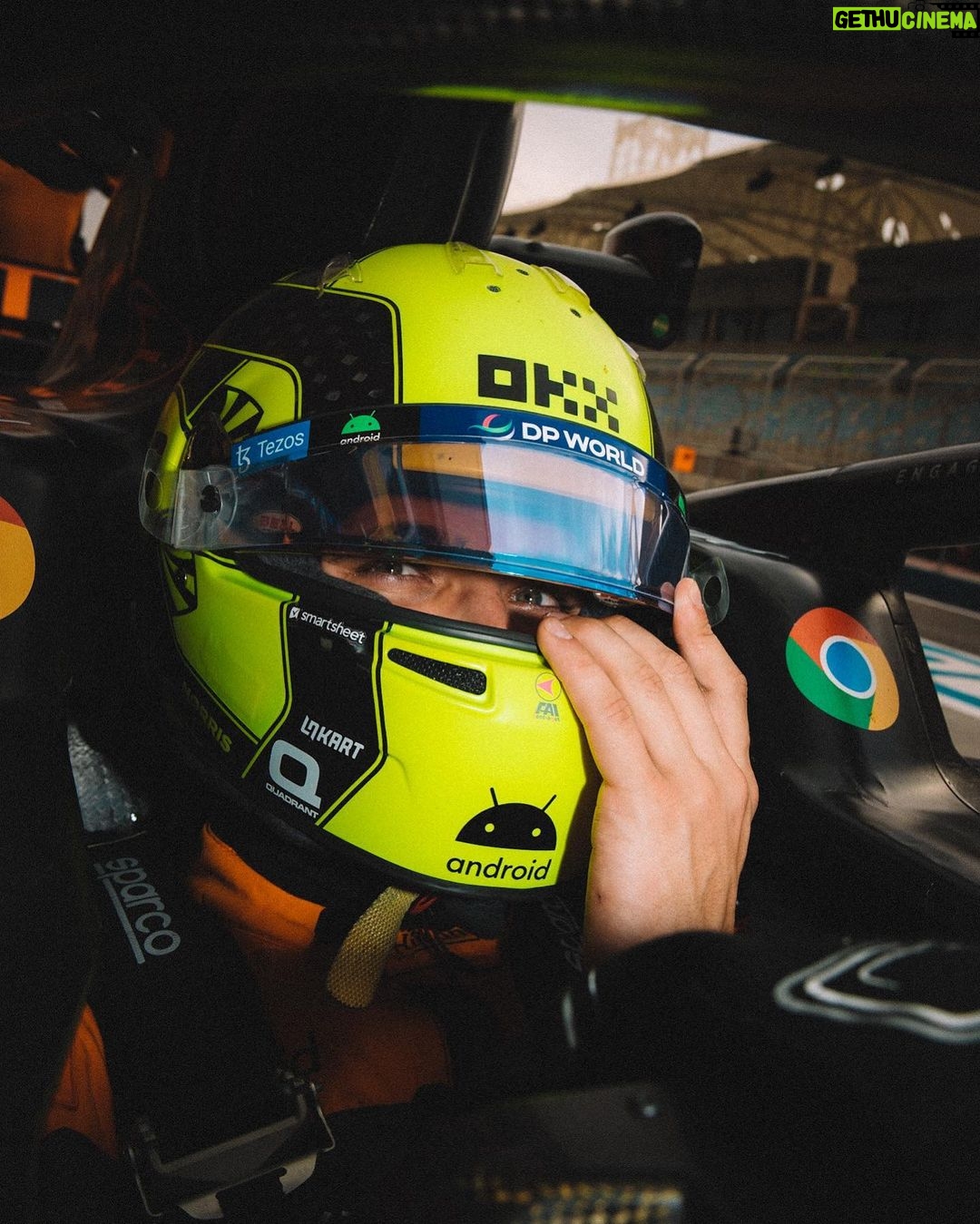 Lando Norris Instagram - Busy 5 days, but now the real work begins Bahrain