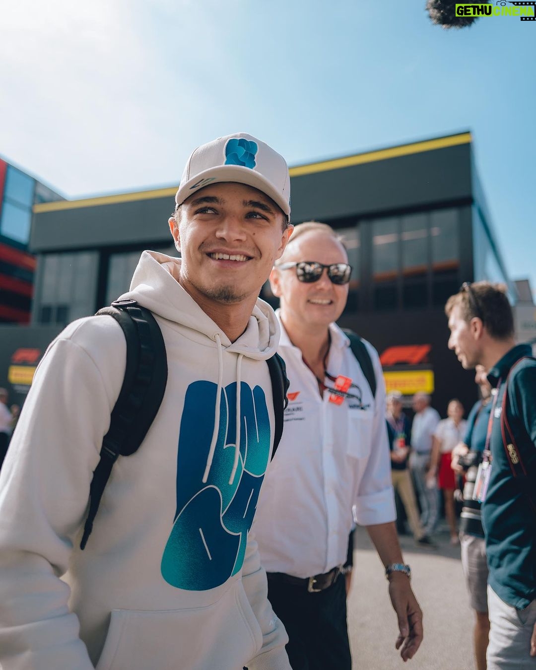 Lando Norris Instagram - Buongiorno Monza