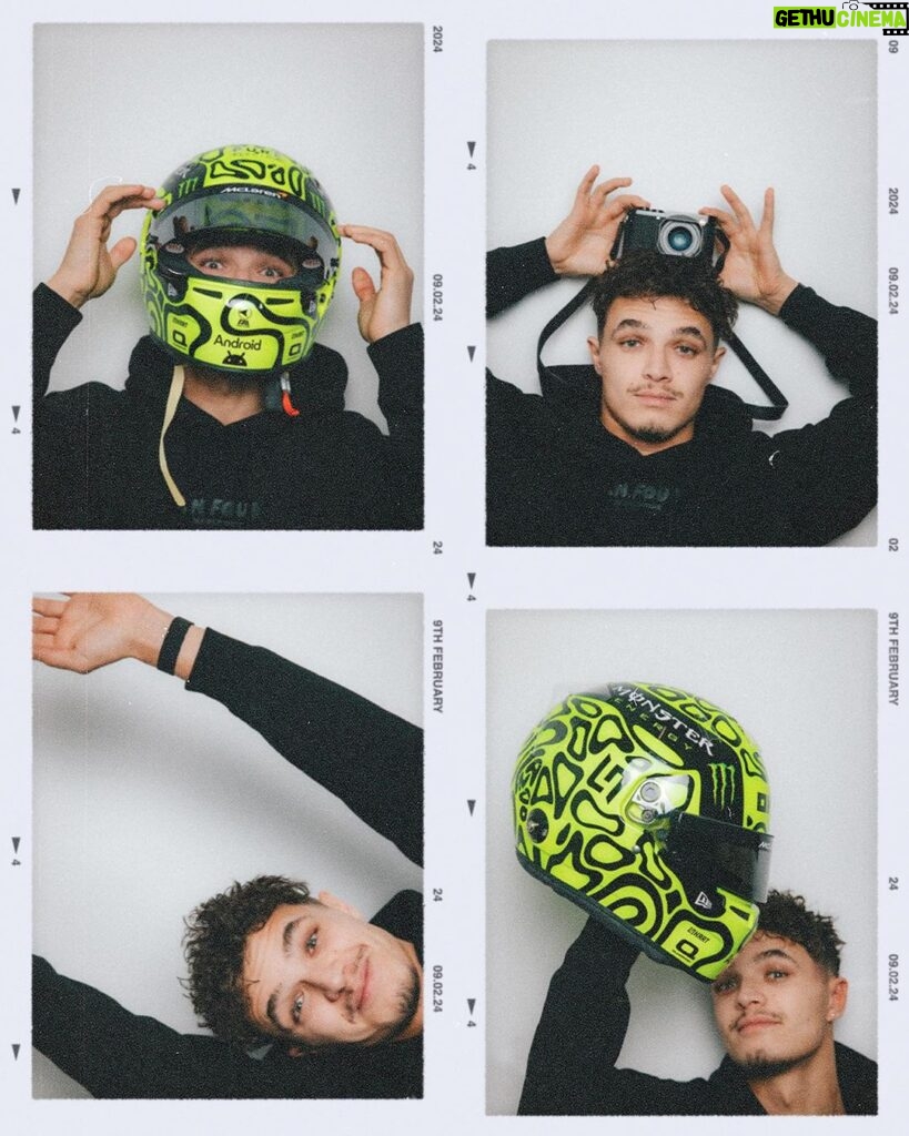 Lando Norris Instagram - new season, new helmet, new passport photos