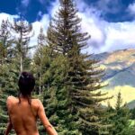 Larissa Andrade Instagram - When nature blends within yourself 🦄🦋🌲🌿 #powerofone #oneness Big Sur, California