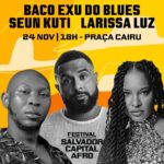 Larissa Luz Instagram - Gente! O show de amanhã dia 11 foi transferido pro dia 24/11! Agora vai ser assim👆🏾! Gratuito! Só colar! Com @bigbirdkuti e @exudoblues !! Já tava com a roupa de ir, mas vamo adiar esse fervo! O encontro com Lazzo e Cortejo vamos guardar pra um próximo agito no verão! ☀️ Espero vocês dia 24! 🙏🏾🍃🩷