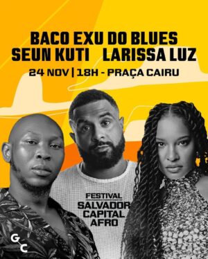 Larissa Luz Instagram - Gente! O show de amanhã dia 11 foi transferido pro dia 24/11! Agora vai ser assim👆🏾! Gratuito! Só colar! Com @bigbirdkuti e @exudoblues !! Já tava com a roupa de ir, mas vamo adiar esse fervo! O encontro com Lazzo e Cortejo vamos guardar pra um próximo agito no verão! ☀️ Espero vocês dia 24! 🙏🏾🍃🩷
