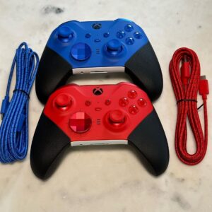 Larry Hryb Instagram - The Xbox Elite Wireless Controllers. Now available in Red or Blue - with matching USB C charging cable !