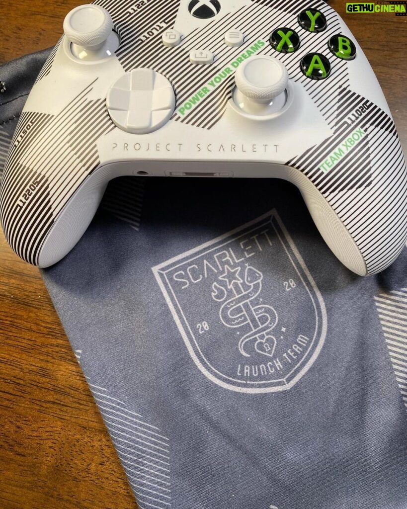 Larry Hryb Instagram - Launch controller gift for Team Xbox Members as well as a note from Phil. The dates on the controller are launch dates of previous Xbox consoles. #PowerYourDreams