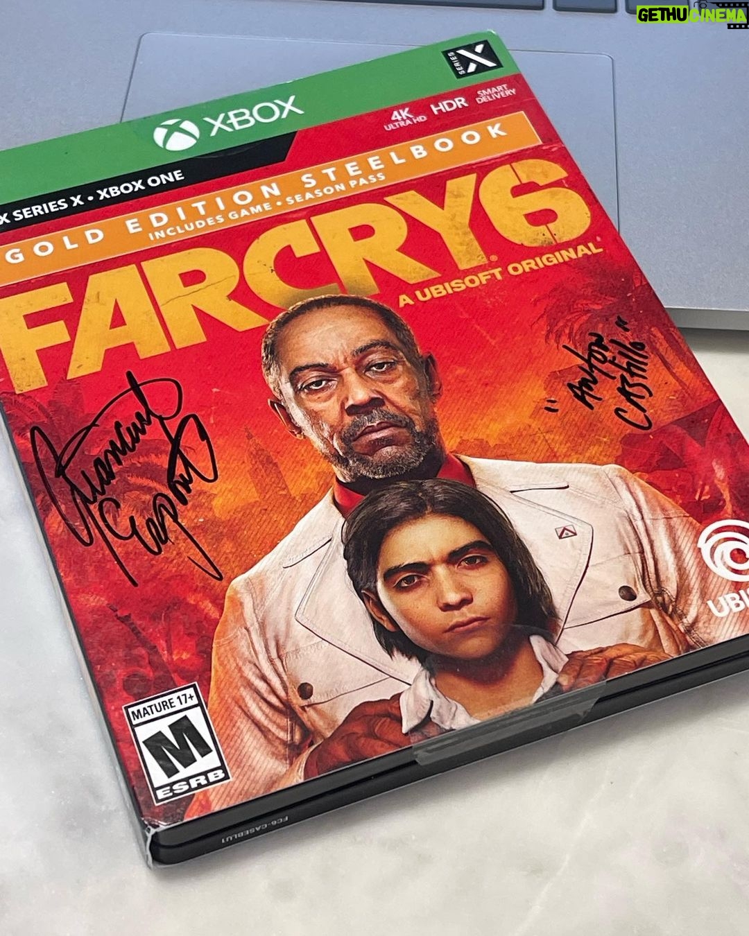 Larry Hryb - 1.5K Likes - Special thanks to @thegiancarloesposito for the autographed copy of @farcrygame_us - really enjoying the game and his stellar performance!