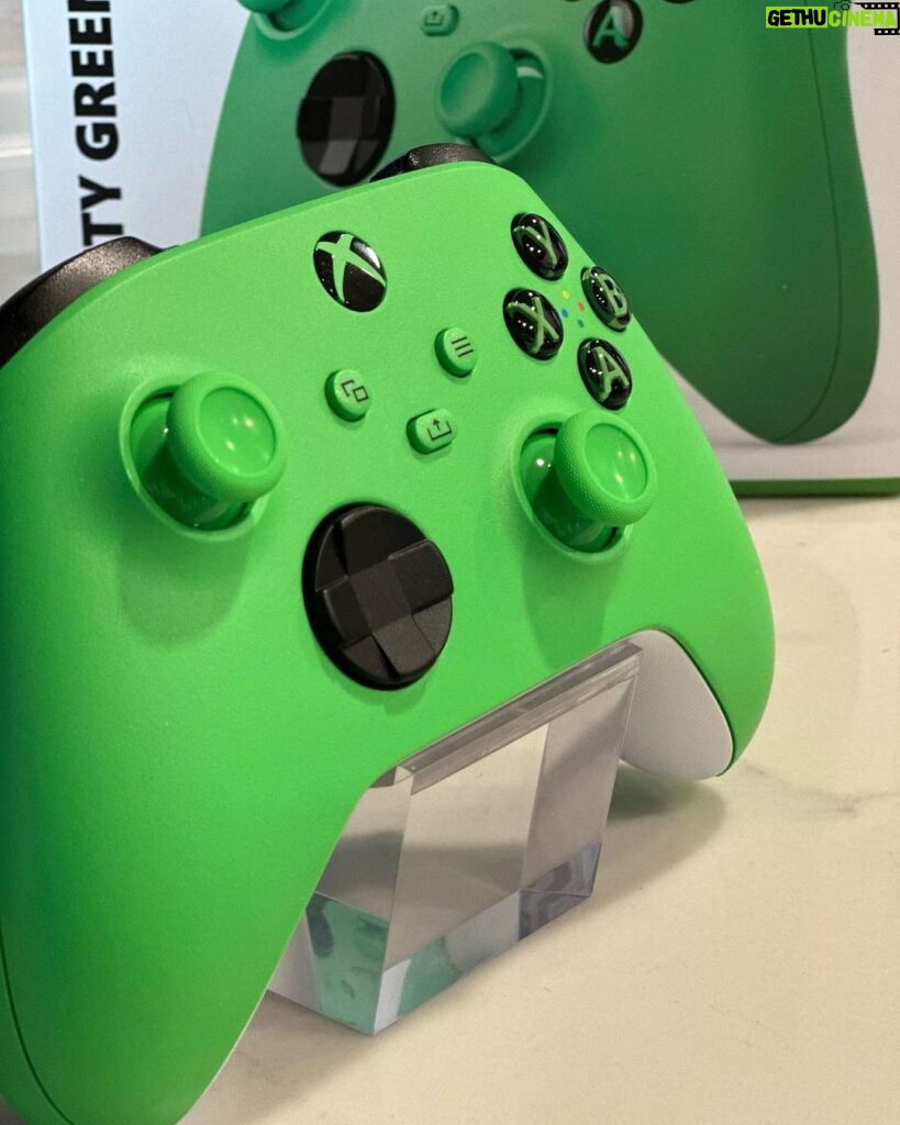 Larry Hryb Instagram - Today we added the Velocity Green controller to our lineup. Microsoft Corporate Headquarters