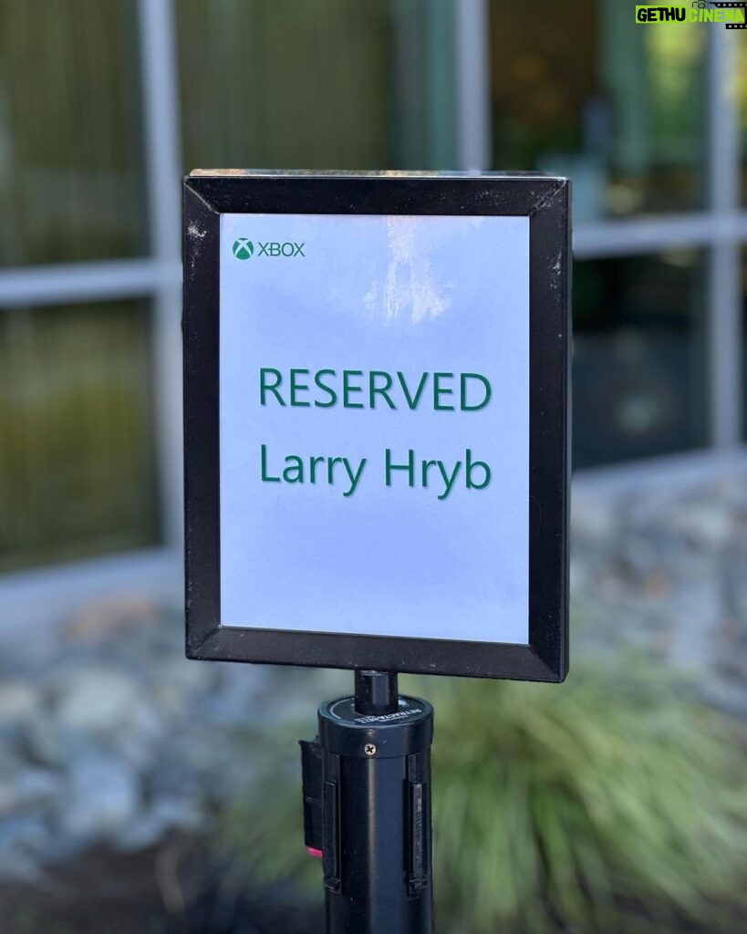 Larry Hryb Instagram - Good to be back on set (and camera) with Xbox. Seattle, Washington