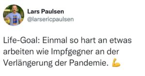 Lars Paulsen Instagram - Ausdauer haben sie, das muss man ihnen lassen 🤜🤛 Stur sind sie, das muss man ihnen lassen 🤜🤛 Falsch liegen sie, das muss man ihnen lassen 🤜🤛