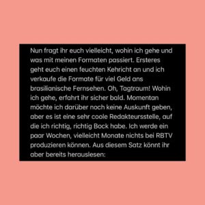 Lars Paulsen Instagram - Bis bald und vielen Dank!