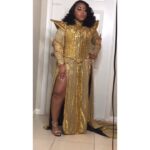 Lashauwn Beyond Instagram – Wakanda themed homecoming gown /corset and accessories all by me
