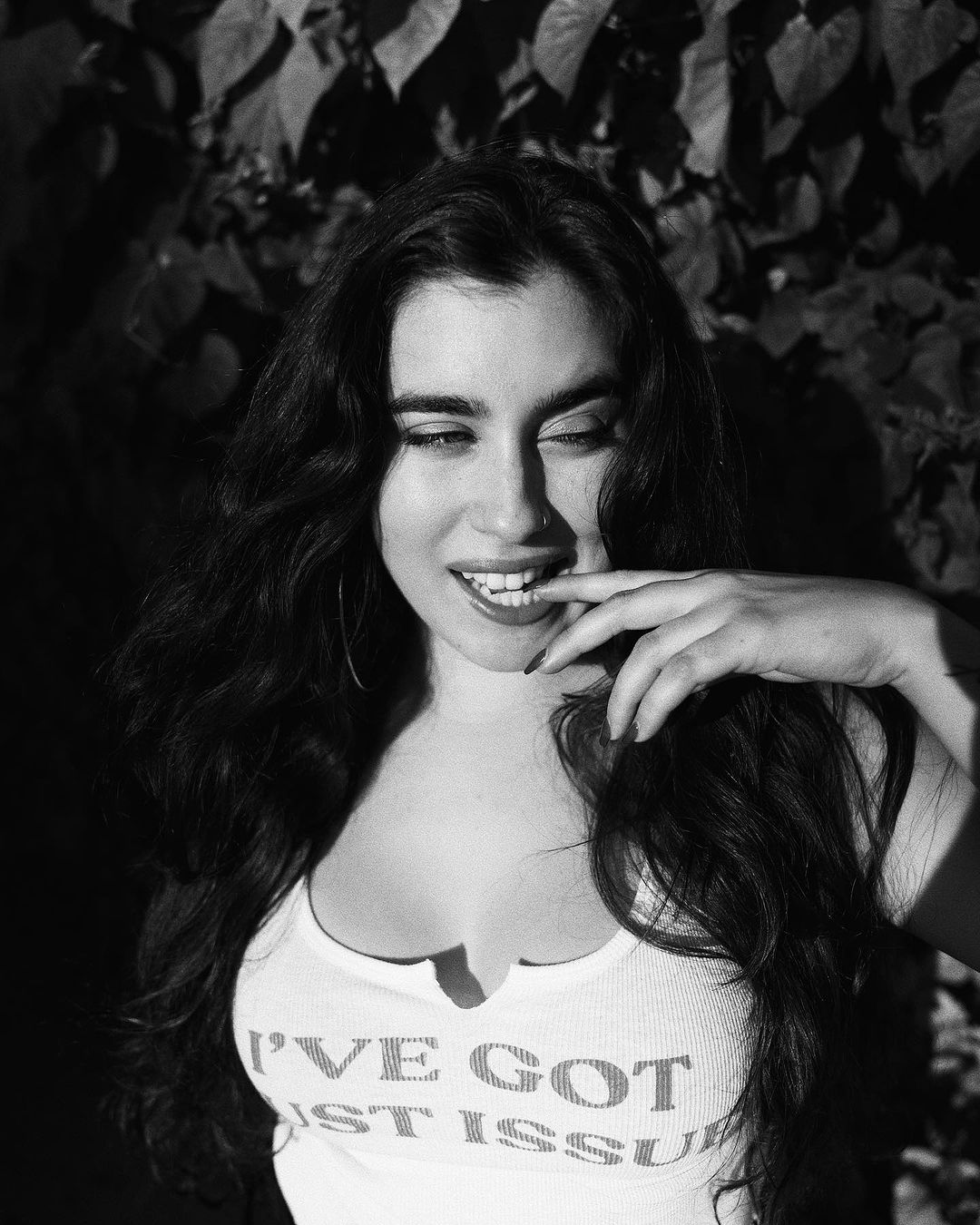 Lauren Jauregui Instagram - Said it w my chest! Merch available now at the link in my stories & bio ✨🤍 Model: my beautiful friend Malik Flournoy-Hooker