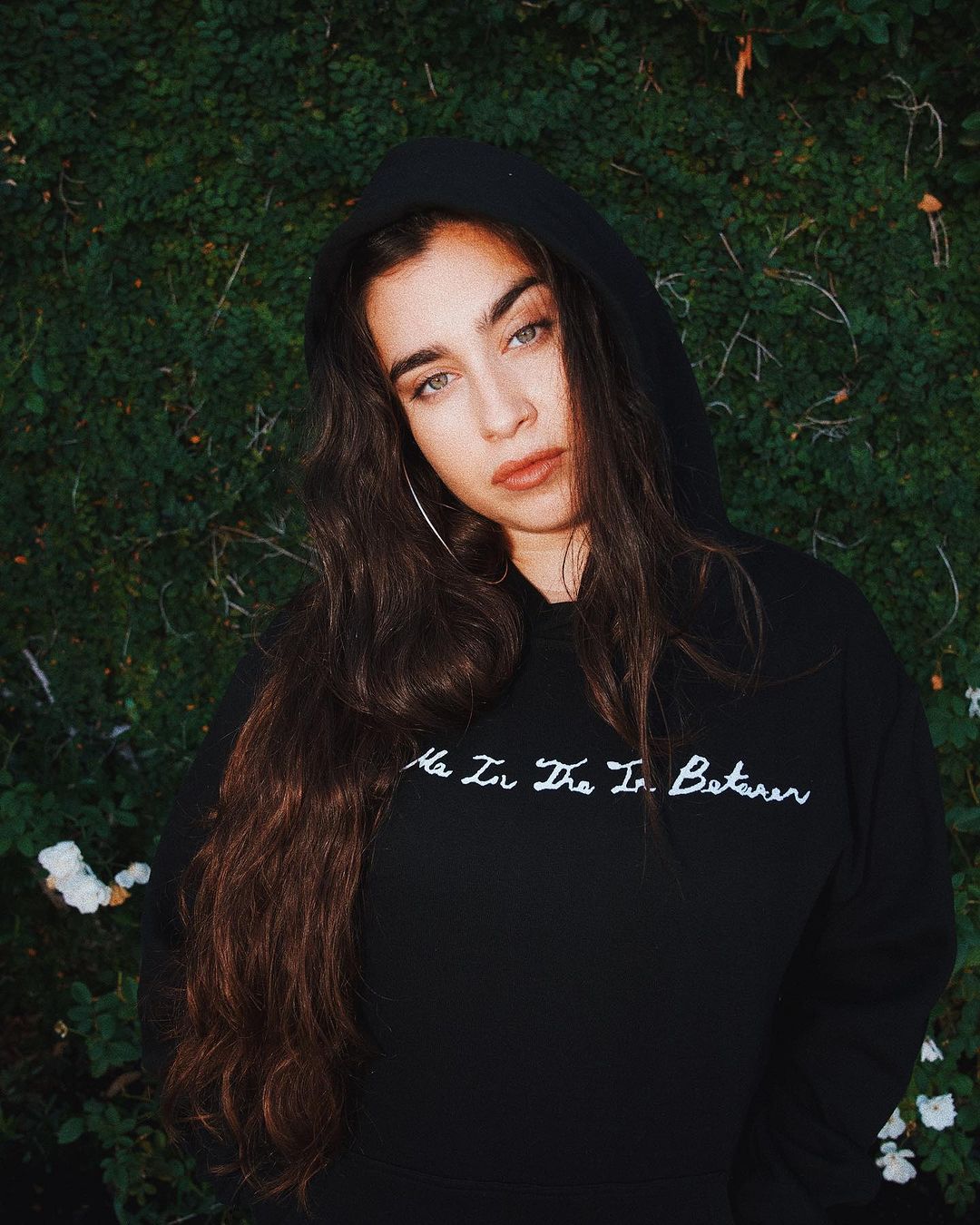 Lauren Jauregui Instagram - Said it w my chest! Merch available now at the link in my stories & bio ✨🤍 Model: my beautiful friend Malik Flournoy-Hooker