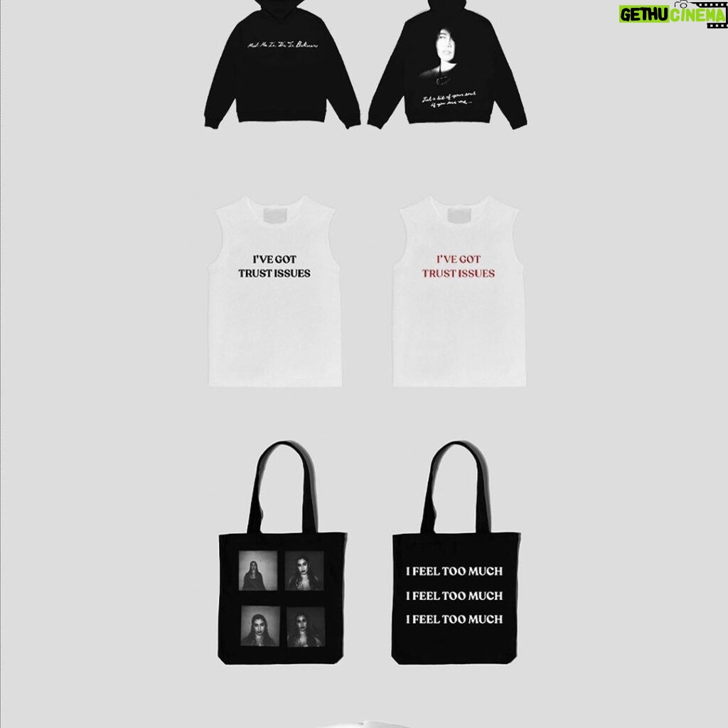 Lauren Jauregui Instagram - Swipe for a merch drop✨🤍✨ I think I heard y’all wanted merch, right?😏 In Between Merch Capsule is available now for you to walk around letting people know you have Trust Issues, or reminding anyone that looks at your forehead that it’s Always Love🤍✨ I hope you love these pieces as much as I do✨ link is in all of my bios, like actually every one of them