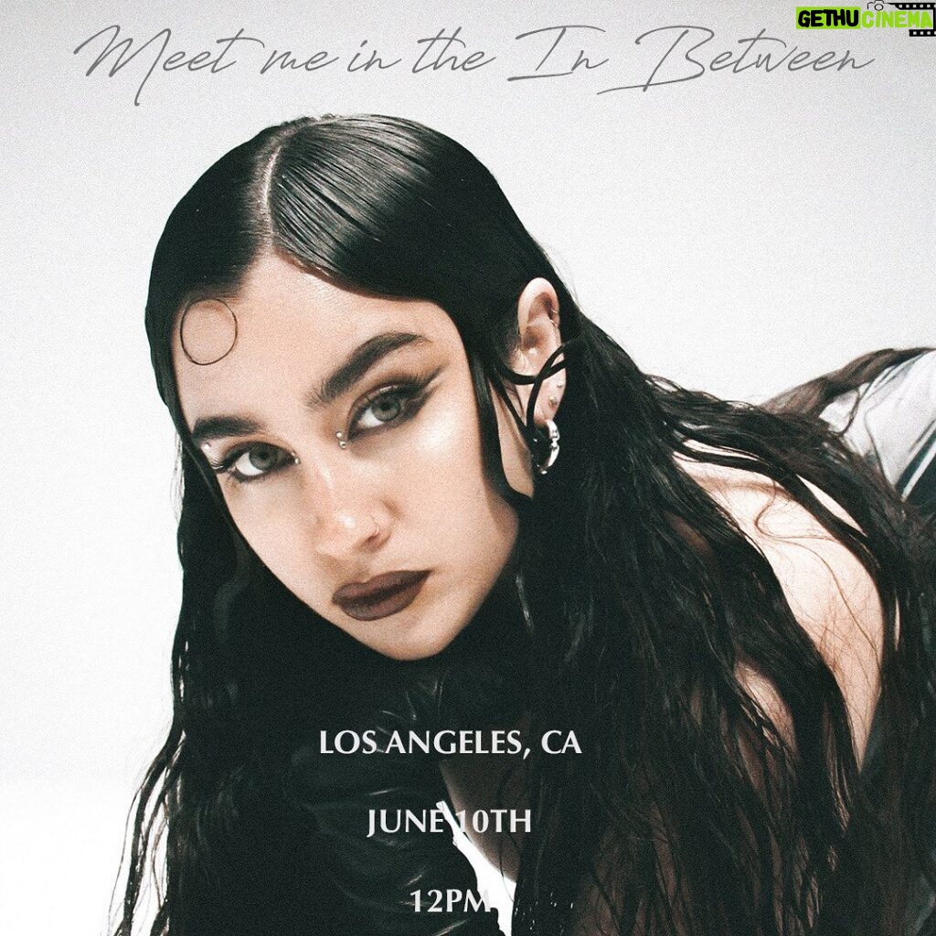 Lauren Jauregui Instagram - Hey angelsss 🥰🥰 I wanted to do something special for the release so we created a #MeetMeInTheInBetween experience this Saturday in LA — we will talk, hang, and of course I will be performing some new songs from my EP acoustically🦋 Come through if you have some timee, it’ll be from 12-4pm! Packages are on sale now, link in bio. (for those not in LA don’t worry announcing something really soon in a city near you)   🤍🤍🤍