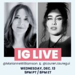 Lauren Jauregui Instagram - Right here, on Instagram, I’ll be going live with @laurenjauregui! It’ll be on Wednesday, December 13th, at 5PM Pacific/8PM Eastern. Come join us!