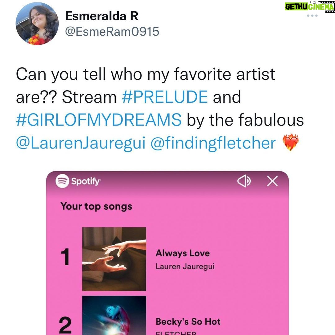 Lauren Jauregui Instagram - I’m so grateful for each and every one of you who listened to anything of mine this year. Those who kept PRELUDE close and as a companion and those who listened to Always Love✨ we only dropped one this year so to know we keep growing regardless is inspiring. I’m in the studio making beautiful things and will have more for you to listen to next year🤍 thank you thank you thank you each one of these mean the world to me. I know it’s not about the metrics but to consistently see tangible growth when one works as hard as my team and I do is just so affirming. Thank you for letting me do what I love and for listening to these songs my heart is in them and with you every time you do🖊 #singersongwriter #independent #growth