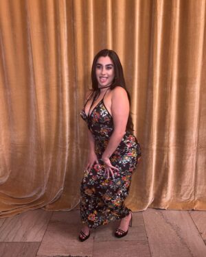 Lauren Jauregui Instagram - The beautiful @kimshuistudio made my dress💋 #NYFW