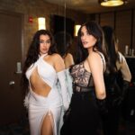 Lauren Jauregui Instagram - Whew! We played Radio City Music Hall!! @hernameisbanks so proud of you and so grateful to have accompanied you on this iconic stage! As two Independent female artists, I just feel so blessed to be doing this with you and to witness you take the stage was magical🤍✨ thank you again for having me on this run with you. Gratitude is the only energy.
