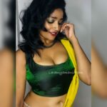 Lavanya Manickam Instagram – Being greenyellowππ queen on this pongal special day is extra blushingβ¦..β€οΈβπ₯π«£