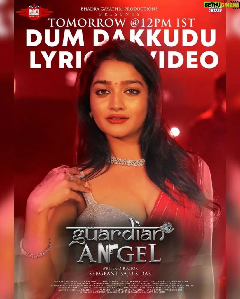 Lavanya Manickam Instagram - Its diwali #dumdakkudu this year❤️‍🔥💯❤️‍🔥💃🏻 yess song audio launch tomorrow #guardianangelmovie @east_coast_audios @guardianangelmovie_ @__deva_dathan__ @sajusdas special thanks to @dalu_krishnadas baby❤️‍🔥💯 to make this happen Great support to my loveable parents , universe, god and friends and everyone💯🙏🏻❤️‍🔥🥰
