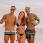Leandro David Instagram - Sobre passar um dia com esses dois que tem meu ❤️ todinho. Comentem aí oq vcs acham dessa amizade 👀🔥 @paixao_brenda @matheussampaio___ #familiapet Posto 12 - Leblon, RJ.