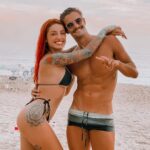 Leandro David Instagram - Sobre passar um dia com esses dois que tem meu ❤️ todinho. Comentem aí oq vcs acham dessa amizade 👀🔥 @paixao_brenda @matheussampaio___ #familiapet Posto 12 - Leblon, RJ.