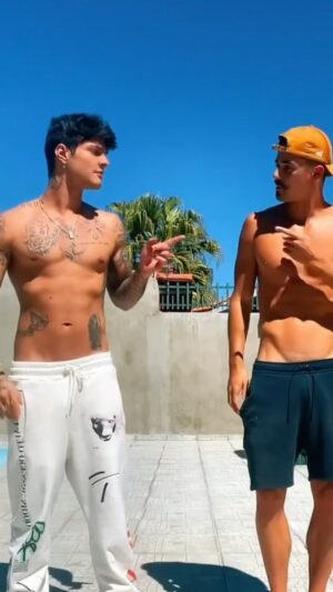 Leandro David Instagram - Temos cara de 😈 ou 😇? 👀 @davikneip #explorar
