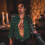Leandro David Instagram - Qual a história da minha fantasia??? 👀 Kkkkkkkkk vou fixar as que eu mais gostar 🤪🧟 #halloween