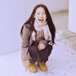 Lee Eun-jae Instagram - ☃️❄️☃️🌨🐮 눈이 펑펑오는 하얀길거리