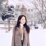 Lee Eun-jae Instagram - ☃️❄️☃️🌨🐮 눈이 펑펑오는 하얀길거리