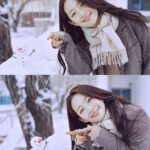 Lee Eun-jae Instagram - ☃️❄️☃️🌨🐮 눈이 펑펑오는 하얀길거리