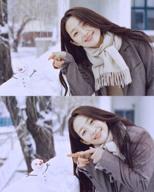 Lee Eun-jae Instagram - ☃️❄️☃️🌨🐮