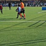 Lee Ji-hyun Instagram - 오늘은 우경이 축구 ⚽️ 대회 하는 날~^^ 잘 할걸 알면서도 경기를 보는 엄마 마음은 왜이렇게 떨리는지요😭😭😭 유니폼을 입고 경기 뛰는 모습에 엄마 마음은 심쿵❤️ 했다가 또 골 먹을까봐 긴장했다가 많이 컸다고 혼자 생각하며 청승도 떨었다가🤣🤣🤣 스펙터클한 마음 주책바가지네요😅😅😅 인친님들 즐거운 주말 보내세요😁😁 #축구#주말#육아
