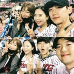 Lee Jung-hyuk Instagram - 하..이겨서 다행이다!! 이제 승요하자 소율아 예원아 옆에서 불편하게 앉아있던 삼성팬 용희도 #신소율 #김예원 #이용희 #국민대연영04 #엘지트윈스모임 #무적엘지