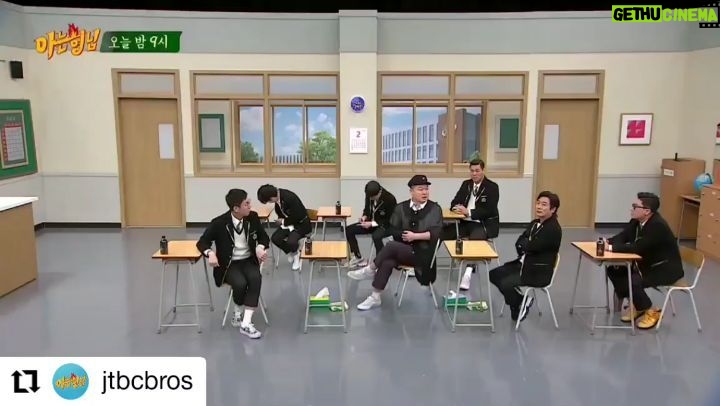 Lee Sang-min Instagram - 오늘 아형고에 곽철용 형님 뜨셨뜨아~~~~#김응수 형님 #이진호