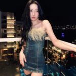 Lee Sun-mi Instagram - A beautiful night in Abu Dhabi🖤🌙 Arab MIYANE you were amazing🤟🏻 #hyperoundkfest_abudhabi Abu-Dhabi