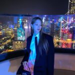 Lee Sung-kyoung Instagram – Last night in Hong Kong with Valentino🖤