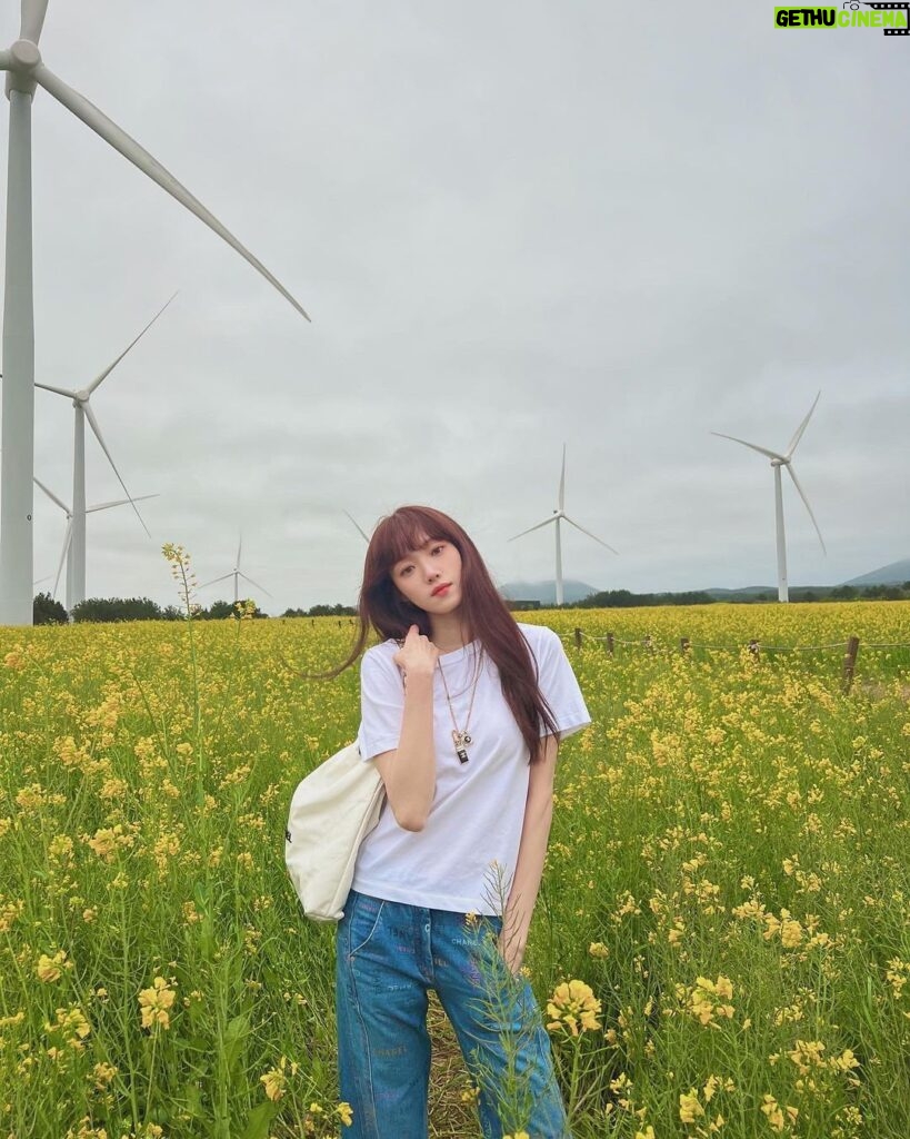 Lee Sung-kyoung Instagram - 이토록 풍성한 꽃밭은 키크고 처음🌿 바람이 따뜻해졌다 느낄 때, 금방 지나갈 봄이 좋은만큼 아쉽다요😘 #CHANEL22