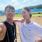 Lee Yeong-jin Instagram - 희정이 덕에 씨찬이 형이랑 공으로 할 수 있는 놀이란 놀이는 다 해뜨아. 🤭🧡 잊을 수 없는 즐거웠던 추억 한 가득!! 희정& 씨찬이 형아 감쟈함뮈다🧡🧡🧡👍🏻👍🏻👍🏻