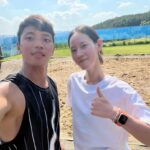 Lee Yeong-jin Instagram - 희정이 덕에 씨찬이 형이랑 공으로 할 수 있는 놀이란 놀이는 다 해뜨아. 🤭🧡 잊을 수 없는 즐거웠던 추억 한 가득!! 희정& 씨찬이 형아 감쟈함뮈다🧡🧡🧡👍🏻👍🏻👍🏻