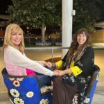 Leeza Gibbons Instagram - Leksy and I found this sweet hand designed chair/art at The Pageant of The Masters in Laguna Beach. Cute n cozy, right? #art #mygirl Laguna Beach, Ca