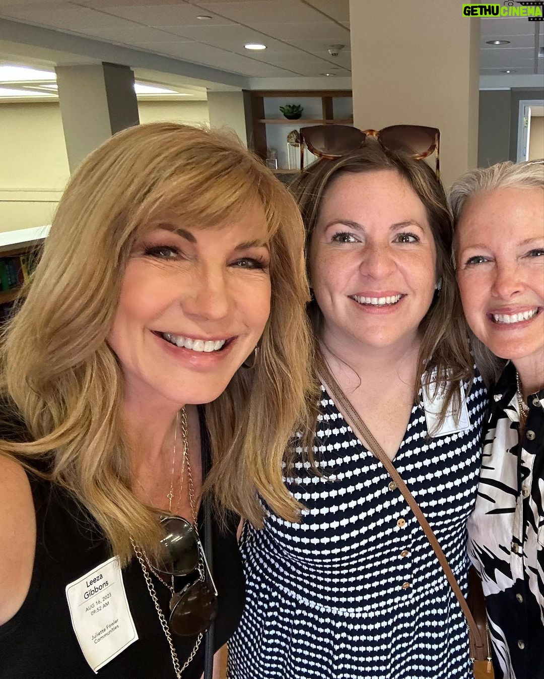Leeza Gibbons Instagram - So proud of our @leezascareconnection HUGS team who kicked off a new class of ambassadors at @juliette_fowler_communities in Dallas! Thanks to everyone who made it happen! #carepartners #community #caregivers #greatteam #empower #helpandhope Dallas, Texas